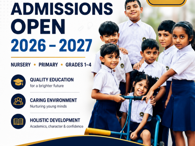 Admissions Open 2026-2027